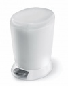 simplehuman Mini Step Trash Can, White Plastic, 6L Liters / 1.6 Gallons