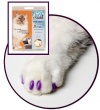 Soft Claws for Cats, Size Large, Color Purple