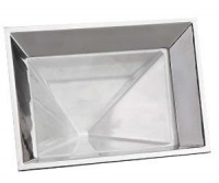 Nambe Pyramid 4-by-6-Inch Photo Frame