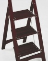 Cosco Rockford 11255MGY1 Wood Step Stool, 3-Step, Mahogany