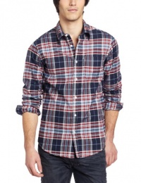 ecko unltd. Men's Hungtington Plaid Long Sleeve Woven Shirt