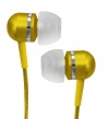 Coby Jammerz Platinum High-Performance Isolation Stereo Earphones CVEM79YEL (Yellow)