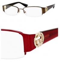 Gucci GG2844 Eyeglasses - 0NAF Shiny Red Burgundy - 51mm