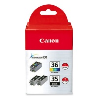 Canon PGI-35 Twin Black & CLI-36 Color Ink (1509B007AB/AE)