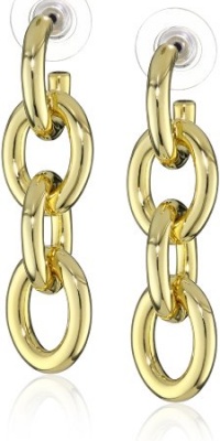 T Tahari Link Drop Earrings