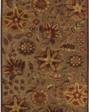 Area Rug 2x3 Rectangle Transitional Mocha Color - Surya Basilica Rug from RugPal - FREE Shipping