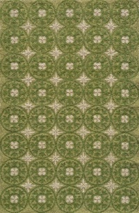 Veranda Collection Round Area Rug, Grass, 9' Round