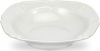 Portmeirion Fleur De Lys Grey Rimmed Soup Bowl, Set of 4