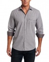 John Henry Men's Trend Modern Fit Check Shirt