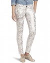 Jolt Juniors Foil Printed Pant, White, 7