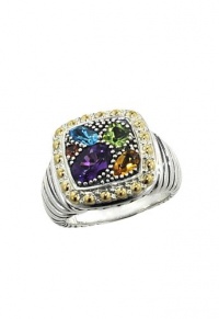 Effy Jewlery Balissima Amethyst and Blue Topaz Ring, 1.54 TCW Ring size 7