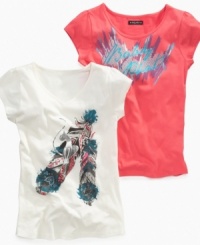 She'll look breezy and beautiful in one of these artistic tops from Baby Phat. (Clearance)