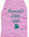 Kool Tees Mommy's Little Girl Dog Tee, Medium