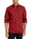 Nautica Men's Long Sleeve Poplin Solid Woven Fashion Colors