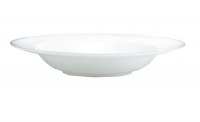 Noritake Alana Platinum Soup/Cereal Bowl, 8-1/2-inch,12-ounce