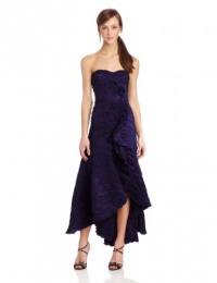 Jump Juniors Stunning Strapless Taffeta Gown, Purple, 11/12