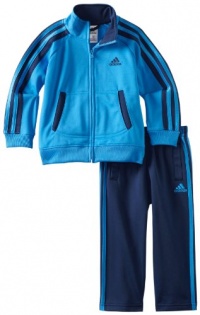 adidas Boys 2-7 Fashion Tricot Set, Bright Blue, 3T