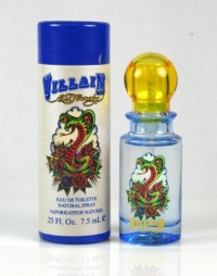 Ed Hardy Villain .25 oz Eau De Toilette Unisex Fragrance Spray For Men & Women