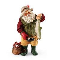 Department 56 Possible Dreams Santas Catch of The Year Santa Figurine