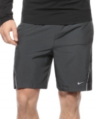 Don't be afraid to work up a sweat. With Dri-Fit technology, these Nike shorts will keep you comfortable in any condition.