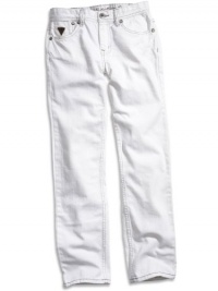 GUESS Kids Boys Big Boy White-Wash Brit Rocker Jeans, WHITE (14)