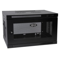 Tripp Lite SRW6U 6U Wall Mount Rack Enclosure Cabinet with Door and Side Panels-Black