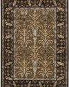 Area Rug 2x3 Rectangle Transitional Dark Brown Color - Surya Basilica Rug from RugPal