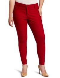 Karen Kane Women's Twill Skinny Jean, Red, 22W