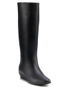 Loeffler Randall's popular demi wedge silhouette is now in a rubber rain boot!