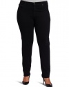 James Jeans Women's Twiggy Legging Jean, Black Cat, 20W