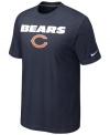 From the pre-game to after-party, show off your Chicago Bears pride in this NFL football t-shirt from Nike.