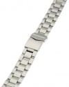 Hadley-Roma Men's MB5916RWSandC-18 18-mm Stainless Steel Watch Bracelet