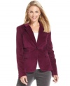 Suit up in Charter Club's gorgeous velvet blazer. Perfect for casual days, too!