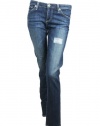 AG Adriano Goldschmied womens blue the stilt cigarette skinny jeans 27