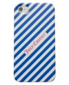 Show your stripes with this colorful iPhone case from Juicy Couture. Designed for durability and delight, it keeps your favorite tech toy safe, secure and dressed for any occasion. Fits iPhone 4 and 4S.