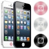 SPIGEN SGP iPhone 5 Premium Aluminum Home Button Sticker [Black, Silver, Pink] [3-PACK] for Apple iPhone / iPad