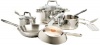 T-Fal Performance Stainless Steel Copper Bottom Cookware, 10 Piece Set