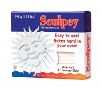 Polyform Sculpey Original Polymer Clay 1-3/4 Lbs: White