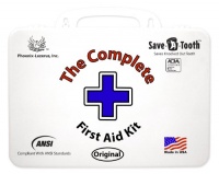 The Complete First Aid Kit - Includes Save-A-Tooth, Exceeds ANSI Standards, 100% Made in USA