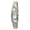 Bulova Women's 98L128 Crystal Accented Bangle Mother of Pearl Dial Watch