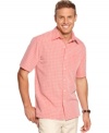 Keep your weekend wear on the preppy side with this plaid shirt from Izod. (Clearance)