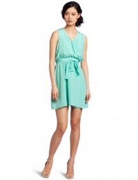 Ali Ro Women's Crossover Dress With Scalloped Detail