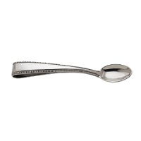 Elegantly designed with delicate beads, this Reed & Barton infant feeding spoon has a rolled edge and a classic look that will stand the test of time. A wonderful way to honor the new arrival in your life.