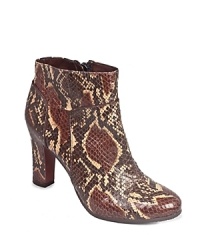 Snake your bootie in this striking Sam Edelman design featuring embossed leather toe to heel.