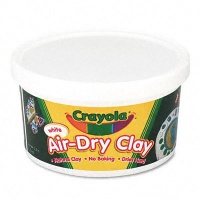 Crayola Air Dry Clay 5 Lb Bucket, White