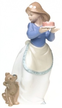 Nao Puppy's Birthday Porcelain Figurine