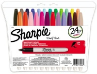 Sharpie Fine Point Permanent Markers, 24 Colored Markers (75846)