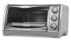 Black & Decker CTO4500S 6-Slice CounterTop Convection Oven with Pizza Bump, Stainless Steel