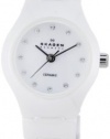 Skagen Women's 816XSWXC1 Ceramic White Crystal Accented White Dial Watch