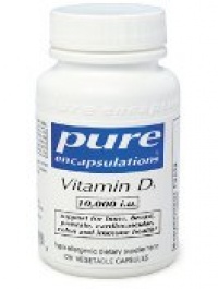 Pure Encapsulations - Vitamin D3 10,000 IU 120 vcaps [Health and Beauty]